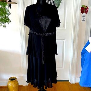 Black 100 percent polyester dress